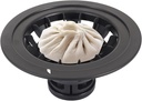 Generic Baozi Maker Machine, Dumpling mo-m-o Maker Mold, Food Grade Steamed Buns Making Tool, Pastry Pie Steam Bun Mold, Homemade Bao Buns Preparation Culinary Exploration Ease of Use Cleaning(Black)