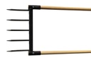 CobraHead® Broadfork - Grelinette - Great for Farm and Garden - Ergonomic U-Shaped Design - Tough Carbon Steel Tines Lift & Aerate Soil - Durable Ash Handles - Made in Wisconsin
