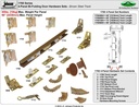 Johnson Hardware Bifold 72" 1700 Closet Door Hardware