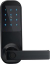 JUNXU Bluetooth Digital Door Lock, Unlock with Code Card app and Key, Compatible with Alexa (ORB)