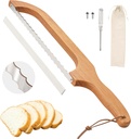AFSANA Bread Knife for Homemade Bread For Right and Left Hand with 16" – Sourdough Bread Slicer, Bread Bow Knife for Baguettes, Bread Slicer Sourdough Cutter for Bagels and More
