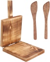 Wooden Tortilla Press, Tortilla Press Maker Square Wood Flour Tortilla Press Mexican Tortillera Presser Ergonomic Multifunctional Dough Presser for Ravioli Tortillas Pancakes
