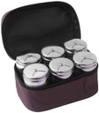 PRETYZOOM 1set Portable Stainless Steel Spice Shaker Lids for Outdoor Cooking and Bbq Lightweight Corrosion-resistant Seasoning Dispenser for Camping and Picnic