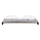 Cadco WTBS-4RT Jumbo Buffet Server, counter top warming base & pans