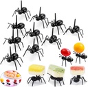 Ant Toothpicks Fruit Dessert Fork (24Pcs) – OOTSR Reusable Ant Food Pick Animal Appetizer Forks for Snack Cake Dessert with Storage Box for Kitchen Baby Shower Wedding Birthday Party