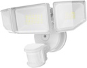 85W LED Security Lights Motion Sensor Light Outdoor, 8500LM Dusk to Dawn, IP65 Waterproof, 6500K, 3 Head Motion Detected Flood Light, Floodlight for Outside, Garage, Yard, Porch (White)