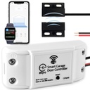 eKyro Smart Garage Door Opener - Universal WiFi Remote Controller Compatible with Alexa, Home, iPhone, Siri, Android, Door Left Open Alert, Door Security Systems, Updated Model