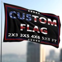 Custom Flag 3x5 Ft Double Sided Outdoor,Personalize Print Your Own Text/Photo/Logo,Custom Flags for Outside,Customized Indoor Outdoor Decoration