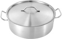 11 Qt Stock Pot,Stainless Steel Large Kitchen Soup Cookware with Glass Lid,Lightweight Cooking Pot for Stew, Simmering, Soup, Commercial Home Practical Cooking Cookware