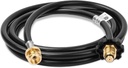 F273704 10ft Propane Adapter Hose for Mr.Heater Big Buddy/Little Propane Tank MH9B MH18B Series & Indoor Outdoor Gas Heater - Portable Propane Hose Extension Quick Connect 1lb Bottle 5 to 20lb Tanks