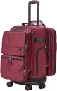 Trilogy Modular System I Modular 4-wheel spinner carry-on, with two zip-off bags! All 3 are Expandable! You get 3 bags in 1! Mix and match; take apart to fit crowded airplane spaces (Zinfandel)