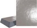 QuietBoard Laminate, Wood, Luxury Vinyl, and Carpet Underlayment with Attached Vapor Barrier- Sound Reduction, Thermal Insulation, Raise Subfloor Height 2’Wx3’L Qty 15 Panels (Covers 90sq ft) QBOARD23