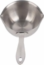 Butter Warmer Pot,Butter Warmer Pot, All in One Flat Induction Bottom Steel Pan Heating Saucepan Stainless Mini Hot Milk Small 150ML Soup Sauce with Handle for Making Syrups (150ML)