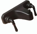 Mobile Home Center-Set Tub/Shower Faucet 8" Faucet Economical Two Handle Classic Tub and Shower Faucet Diverter for Handheld Shower (Matte black)