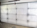Reflective White Foam Core Garage Door Insulation Kit 8L x 7H