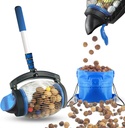 Zozen Nut Gatherer, Acorn Picker Upper, Pecan Picker Upper - Directly Dump Outlet, Apply to Acorn, Pecan, Buckeyes, Hickory Nuts, Nerf Balls, Golf Balls, Objects Size 3/8'' to 1''; 1 Gallon