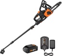 Worx WG323 20V Power Share 10" Cordless Pole/Chain Saw with Auto-Tension (Battery & Charger Included)