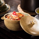 Handmade Japanese Clay Pot With Lid, Heat-Resistant Casserole For Stews, Soup, Porridge, Healthy Slow Cooker, Dishwasher Safe