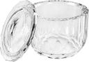 kitCom Crystal Candy Dish With Lid Hand-Cut Home Decorative Jewelry Box Candy Jar W 3.9" x H 3.5", Comes With Gift Box
