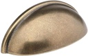 HARPOON 3 Inch Kitchen Bin Cup Cabinet Pulls 10 Pack Hardware Drawer Pulls Antique Brass