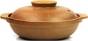 High-Temperature Resistant Ceramic Stock Pot, Old-Fashioned Casserole Crock Pot for Open Fire Cooking, Smokeless Gas Steamer, Household Kitchen Use
