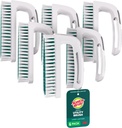 Scotch-Brite Small Utility Brush, Long Lasting Dish Brush with Handle for Scrubbing Cookware, Hands, Tile, Grout, Cutting Boards, and Utensils without Scratching, Antimicrobial, and Rinses Clean