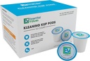 Essential Values Compatible with Keurig Descaling Solution Rinse Pods 10-Pack - Descaler for Coffee Machines, Pot Kit - Coffee Maker Cleaner Filter Pods