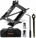 Scissor Jack for Car 1.5 Ton (3306 lbs) Heavy-Duty Car Jack Kit, Universal Tire Tool Kit - Portable Lift Jack with Ratcheting Handle and L-Wrench for Auto SUV MPV