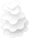 Luxshiny Cupcake Display Stand Elegant Cake Holder for Parties Weddings Birthdays Versatile Pastry Serving Holder with Capacity Easy to Install Sturdy Safe Design