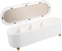 Kitchen Cutlery Organizer Sealed Storage Box Flat Box Lid for Utensils