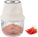 Electric Garlic Chopper - Mini Food Processor | Portable Veggie Chopper For Nuts Chili Onion Minced Meat And Spices | Vegetable Chopper Blender | Electric Cordless Onion Vegetable Processor