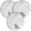 First Alert SMCO100 Battery-Operated Combination Smoke & Carbon Monoxide Alarm - 3 Pack