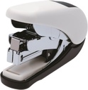 PLUS Japan, Flat Clinch Power Assist Stapler Mini in White, 1 Piece Pack (1x 1 Flat Clinch)