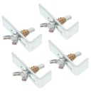 DOITOOL 4pcs Heavy-Duty Sink Installation Clips for Undermount Bathroom Basin Support Sturdy Mounting Brackets for Secure Sink Fixing