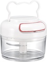 Manual Food Chopper for Vegetable Fruits Nuts Onions Garlic Ginger Chili Spice Herbs, Mini Chopper Hand Pull Mincer Blender Mixer Food Processor, Hand Pull String Portable Choppers Cutter with Handle