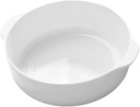 Hotel Ceramic Bakeware White Plate Serving Dish Baking Tray Pan Salad Bowl Easy Clean Microwave Oven Safe