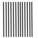 Deck Balusters,25 Pack Black Staircase Baluster with Screws, 26 Inch Metal Deck Spindles and Stairs Railing, Stylish Deck Railing for Outdoor Stair Deck Porch
