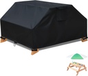 Waterproof Kids Picnic Table Cover for 3-in-1 Sand & Water Activity Table, Kids Outdoor Table Cover for Toddler Wood Outdoor Convertible Water Activity Table Weatherproof Protection