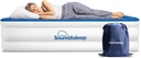 SoundAsleep Products Dream Series Luxury Air Mattress, ComfortCoil Technology, Built-in High Capacity Pump for Home, Camping- Double Height, Adjustable, Inflatable Blow Up, Portable (Queen Size)