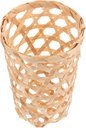 Amosfun 4pcs Woven Storage Basket Rustic Sundries Container for Fruits Flowers and Vegetables Multi-function Decor and Organizer Natural Home Storage