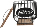 Coffee Filter Storage Basket with Lid Coffee Organizer for Kitchen Counter Decor for Filter and Kitchen Items