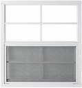 24" x 27" White Flush Mount Window, Great for Sheds, Playhouses, Barns, and Garages!