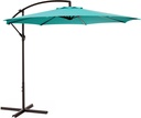 WO Home Furniture Patio Umbrella w Stand 2 PCS 10ft Outdoor Patio Cantilever Hanging Shade Kit