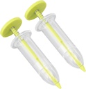 NADUSEP Mini Sowing Seed Dispenser, Small Sower Seed Spreader Manual Handheld Seed Planter Mini Hand Spreader Garden Seed Planter for Carrot, Lettuce, Grass and Spinach Seed (Green