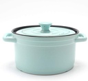 Refractory Ceramic Classic Casserole With Lid, Ceramic Casserole with lid, Slow Cooker Round Dutch Oven, Healthy Non-Stick Ceramic,Home Kitchen Ceramic Casserole (Color : Black, Size : 5L) (Green 3l)