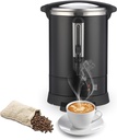 Garvee Commercial Coffee Urn,100 Cup-14 L,Hot Water Dispenser with Percolator, Stainless Steer Hot Beverage, Easy Two Way Dispenser,Black