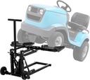 Lawn Mower Lift with Hydraulic Jack 550lbs Capacity Heavy Duty Lawn Mower Lift Jack with Safety Lock and Non-Slip Wheels Adjustable for Tractors ATVs and Zero Turn Mowers Metal Material