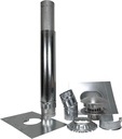 Mr. Heater F102848 4 Inch Vertical Vent Kit for Big Maxx MHU80LP and MHU80NG Unit Heaters,Gray