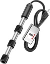 2000W Immersion Water Heater with Thermostat and Timer & 304 Stainless Steel Cover - Portable Electric Bathtub Heater for Camping, Buckets, and Above Ground Pools - Heats to 160°F with Auto Shut-Off